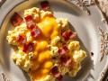 Scrambled eggs with bacon