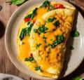 omelette with cheese & veggies