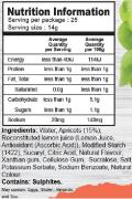 Nutrition facts for Frenchies Keto Apricot Jam, offering a low-carb, sugar-free alternative with a sweet and tangy apricot flavor—ideal for keto diets.