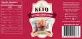 Nutrition facts for Frenchies Keto Sugar-Free Wildberry Sauce, a low-carb, sugar-free condiment made with wildberries—perfect for keto-friendly diets.