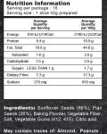 Nutritional breakdown of Frenchies paleo bread, showcasing key values such as calories, protein, carbs, and fats—perfect for those following a paleo or low-carb diet.