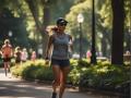 woman Jogging in a park