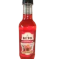 Lush and fruity keto-friendly wildberry syrup by Frenchies, featuring a blend of vibrant berries with natural sweetness—perfect for pancakes, desserts, and drinks.