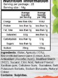 Nutrition facts for Frenchies Keto Apricot Jam, offering a low-carb, sugar-free alternative with a sweet and tangy apricot flavor—ideal for keto diets.